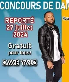 Affiche du concours de danse avec Dave Yvic, gratuit pour tous