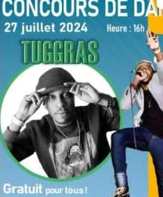 Affiche du concours de danse avec Tuggras, gratuit pour tous